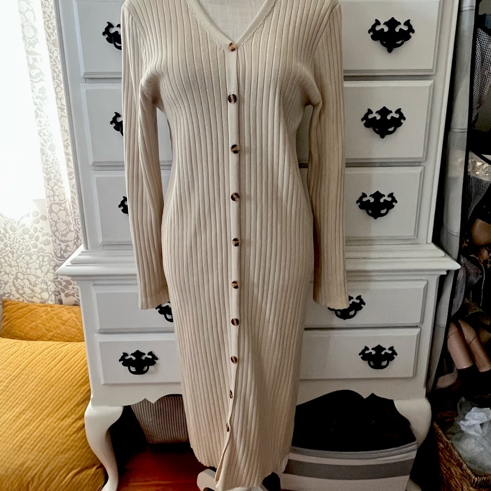 SHEIN sweater dress/ cardigan